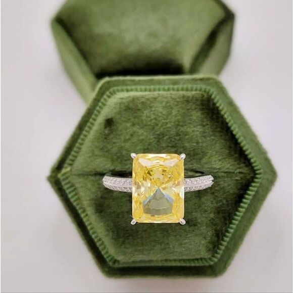 Sterling Silver S925 Citrine Ring - Picture 2 of 5